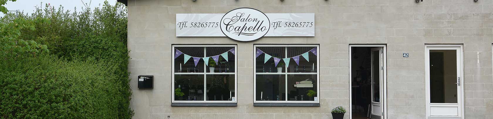 Salon Capello Butiksfacade
