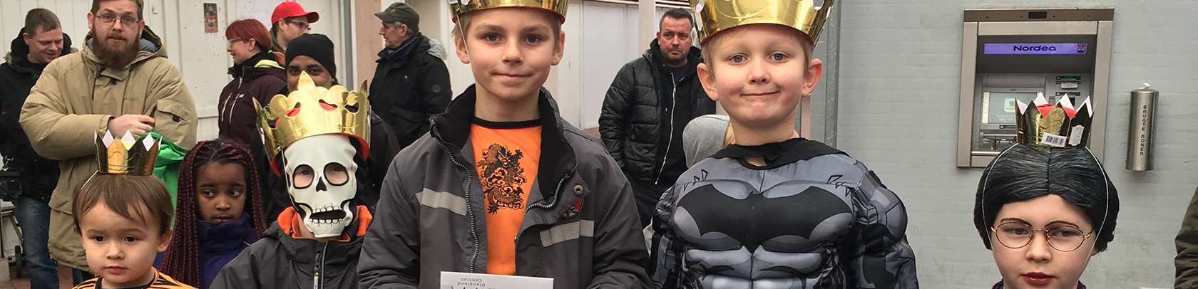 Fastelavn i Dianalund Centret med tøndeslagning og kåringer