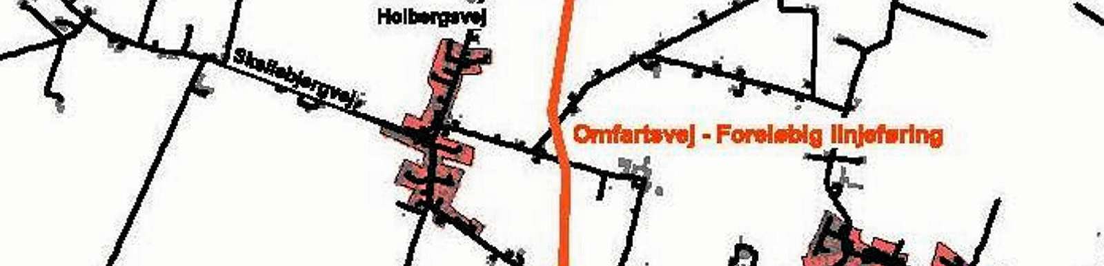 Forslag til omfartsvej fra DUR-gruppe