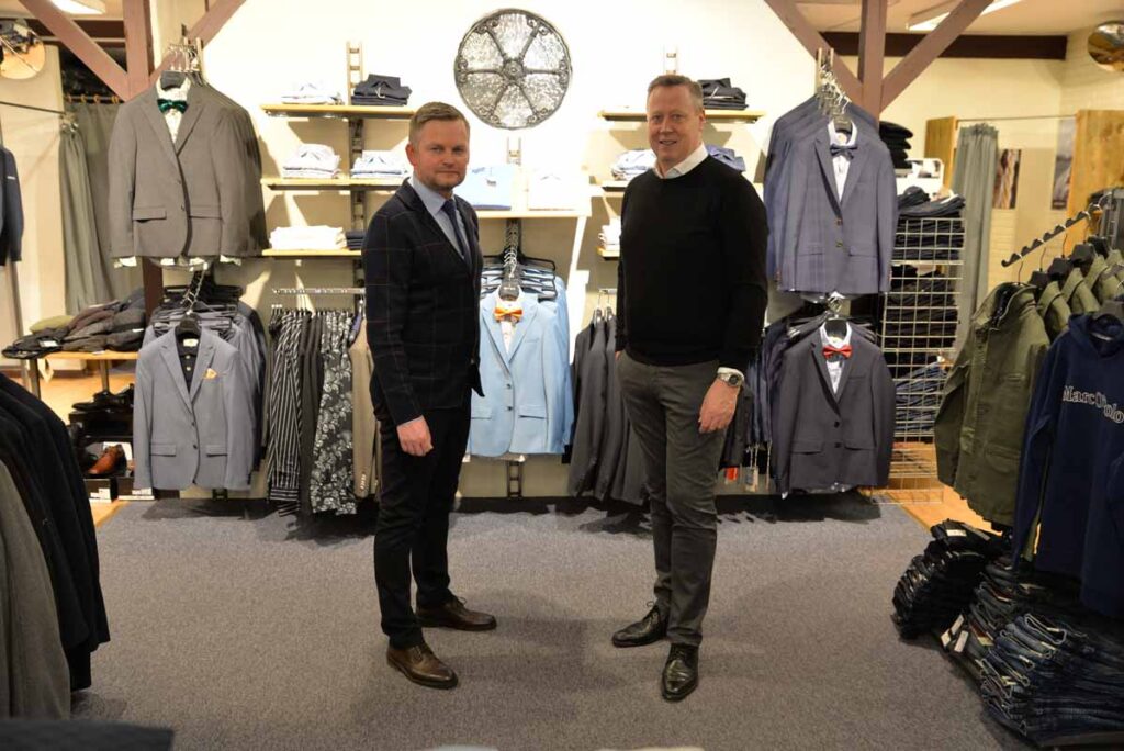 Thomas og Niels i deres butik